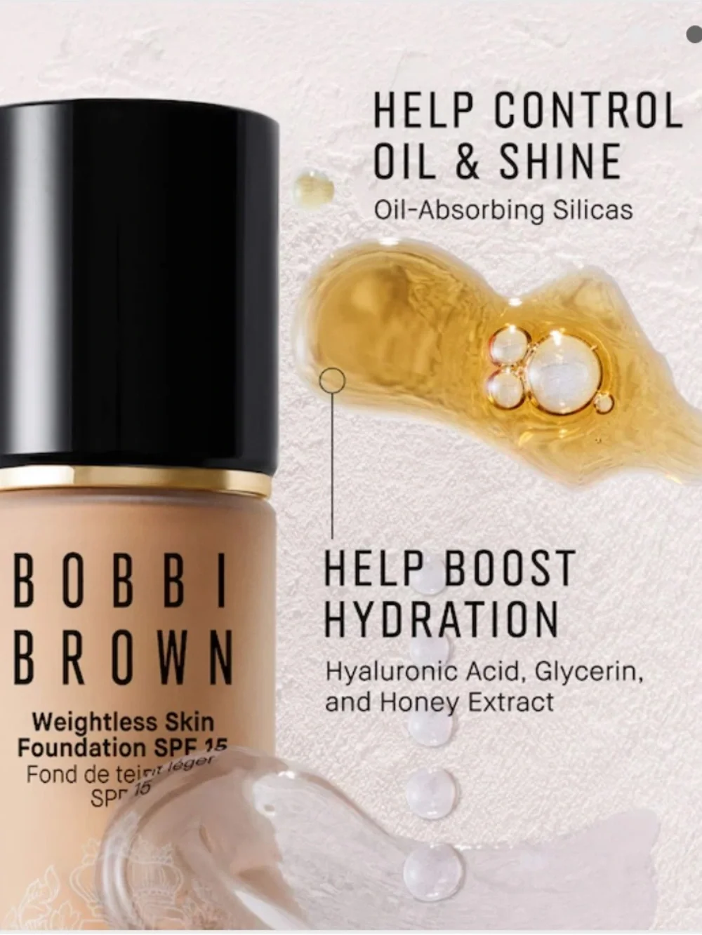 New! Bobbi Brown Weightless Skin Foundation SPF 15 — Sand 032